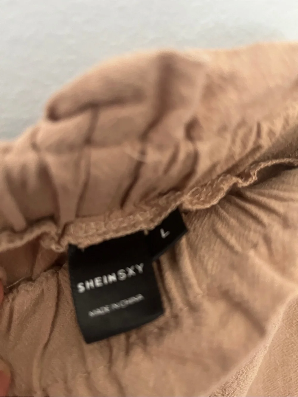 Shein sxy soft tan